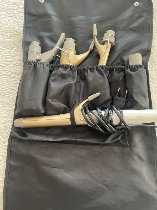 Prancha eléctrica  Philips com vários acessórios