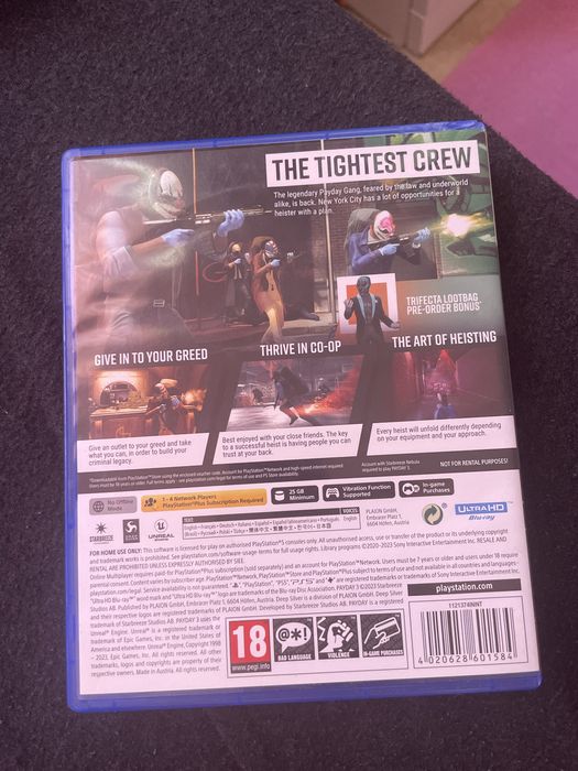 Payday 3 day one edition ps5