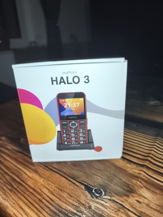 myPhone Halo 3 - telefon dla seniora - czerwony - nowy - okazja