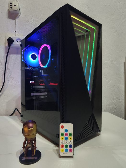 PC Gamer RGB i7 8700, Gráfica 8gb, 16gb RAM, SSD+Hdd