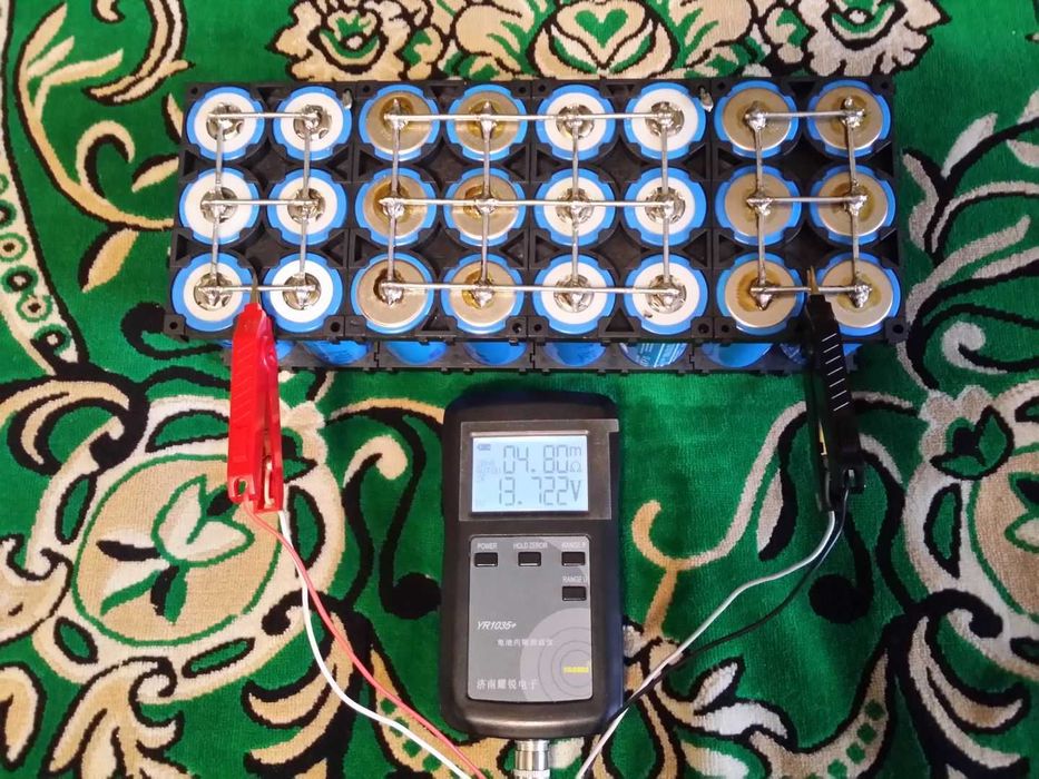 Аккумулятор з БМС, батарея 12V 42Ач 4S6P на LiFePO4 Liitokala Lii-70A