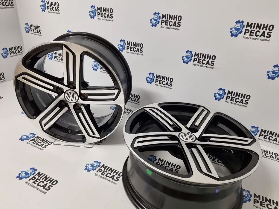 Jantes Golf R400 em 16 (5x100) Preto Polido