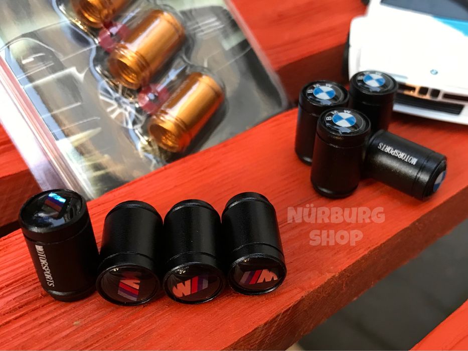 Металлические колпачки на ниппеля BMW M Motorposts БМВ F10 F15 F30 G30