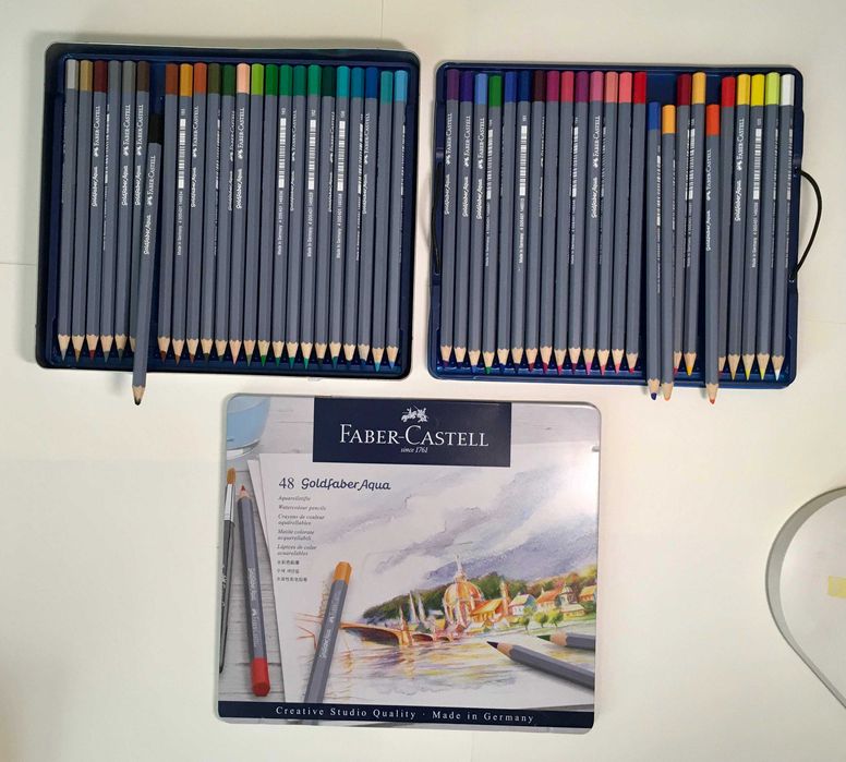 Набір олівців: Faber-Castell. Derwent Pastel. ТОРГ
