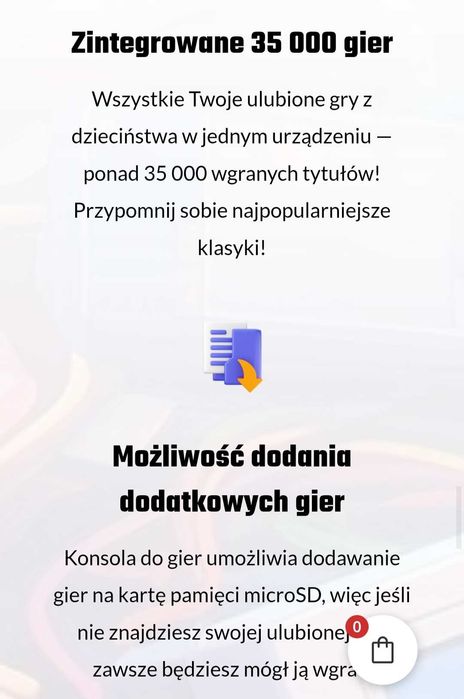 Retro gra 35 tysięcy gier gwarancja !
