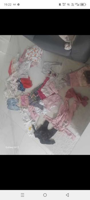 Ubranka dla dziewczynki 74 rozmiar mega paka