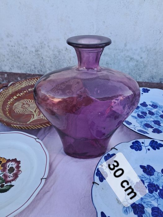 Garrafao em vidro rosa