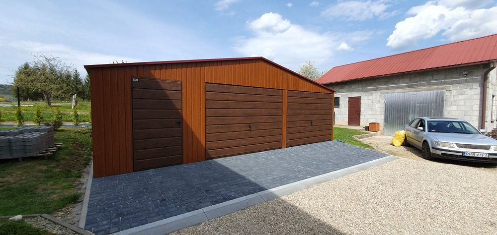 GARAŻ Drewnopodobny Hala Wiata Rolnicza Budka ogrodowa Magazyn Blaszak