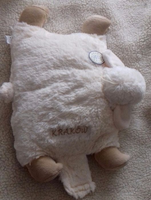 Boneco peluche cordeiro/almofada de Cracóvia