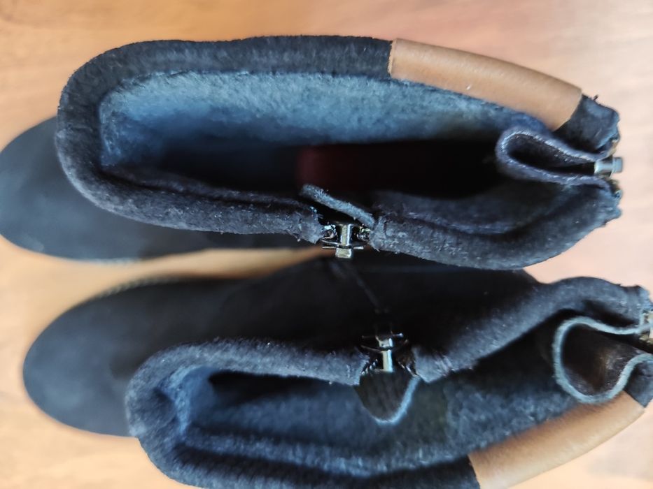 Botas S. Oliver em camurça forradas 36 - elegantes e quentes