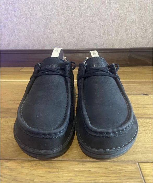 Стильні лофери туфлі Birkenstock з натуральної шкіри оригінал