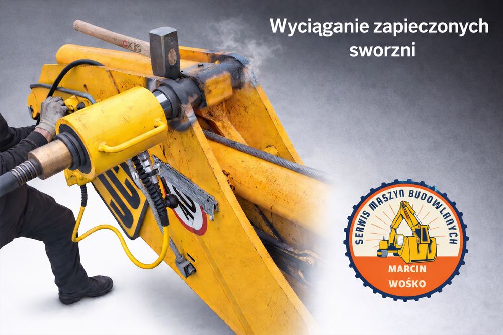 Serwis mobilny naprawa koparek diagnostyka Jcb Cat Atlas Case Liebherr