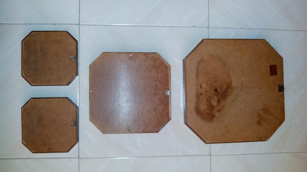 6 Quadros de azulejo pintado à mão (assinados-1990/1992)