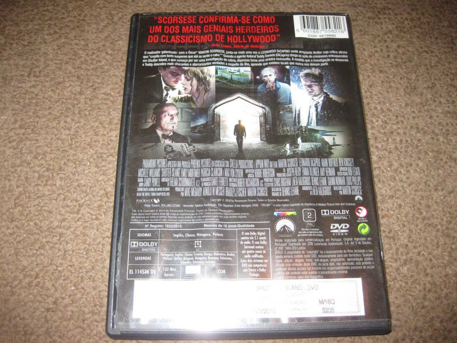 DVD "Shutter Island" com Leonardo DiCaprio64564347963907121