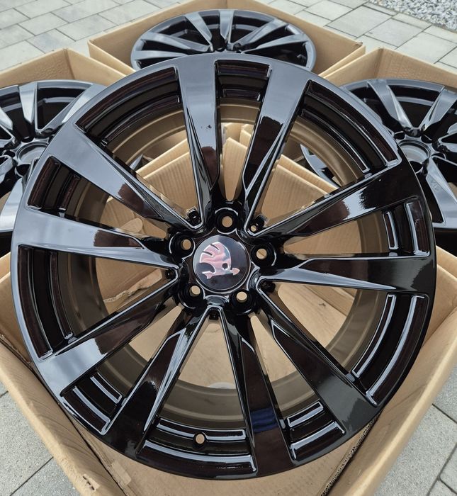 Felgi 19" 5x112 Mercedes OEM BMW Audi VW Skoda Cupra Mini Nowe Czarne | #A223C
