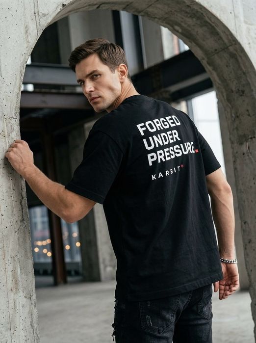 KARBIT × C&A | FORGED UNDER PRESSURE | Premium Oversize T-Shirt