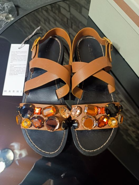 Шикарные босоножки оригинал Италия Marni