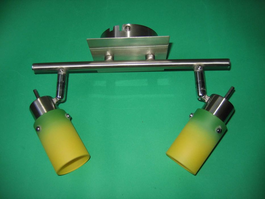 Kinkiet np. łazienkowy - VERDI 340 - G9- szklany - stan idealny - 230V