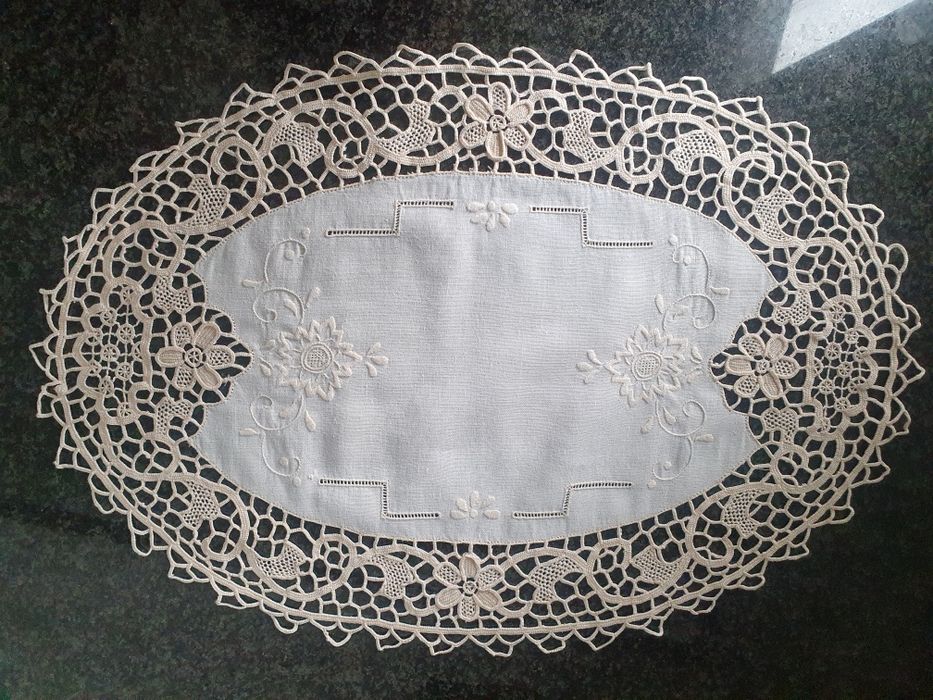 Conj 3 naperons Burano