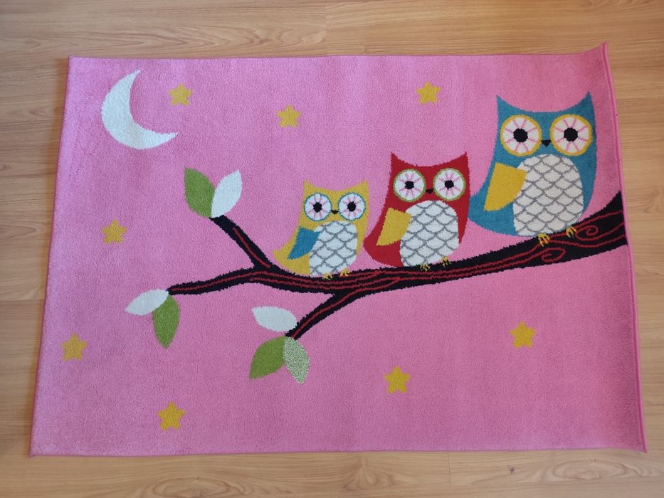 Tapete de quarto de criança, tema Mochos