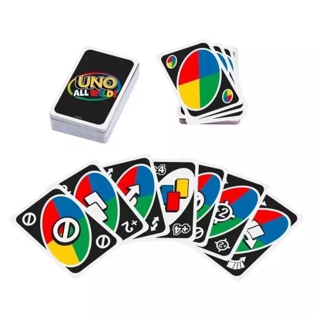 Mattel. Hhl33 Uno All - Wild Dzikie Karty. Nowy Produkt