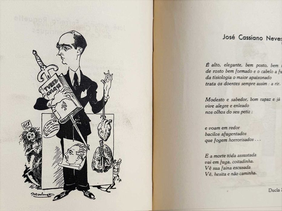 1936/37, Livro dos Quintanistas de Medicina. Poemas e caricaturas.