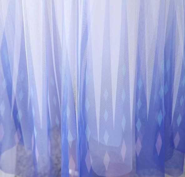 SUKIENKA ELZA 122/128 STRÓJ KOSTIUM ELSA Rozmiar L karnawał długi tren