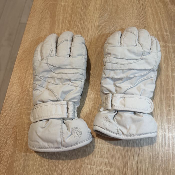 Лижні рукавички жіночі білі