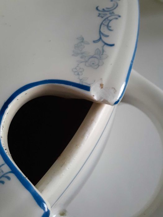 Stara porcelana duża waza z pokrywką