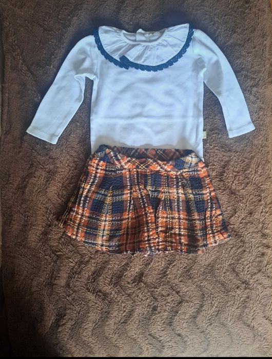 Conjunto bodie+saia calção zippy