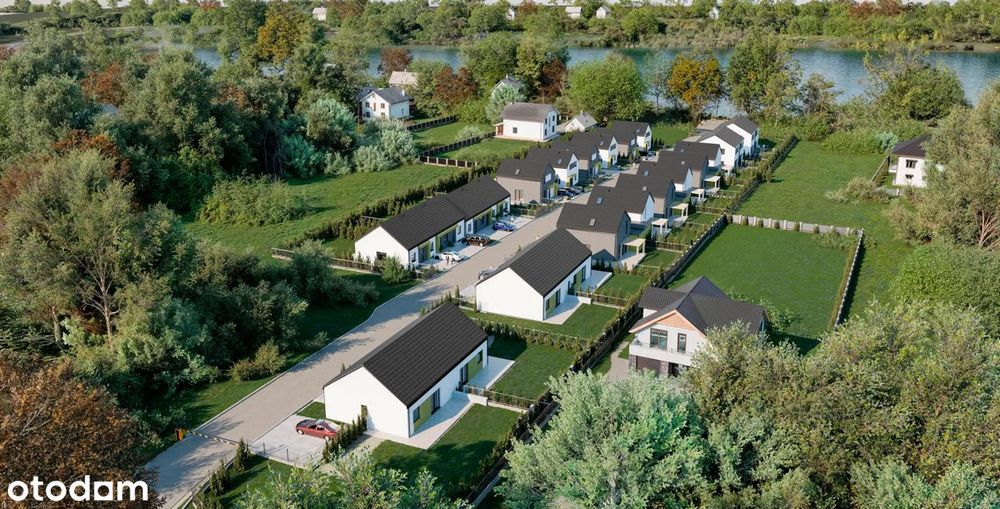 Dom bliźniak /Mieszkanie bezczynszowe„Nad Zalewem Poręba//Las Borkowy”