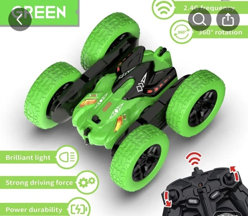 Машинка- перевертиш на пульті