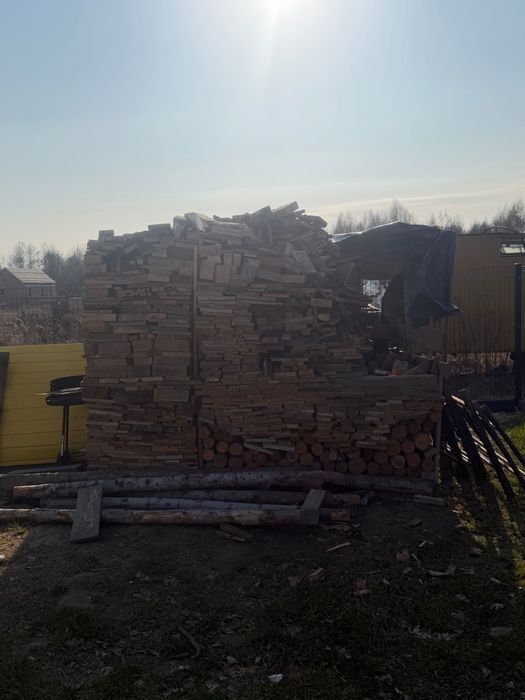 Drewno opałowe, pocięte i Koza do spalenia