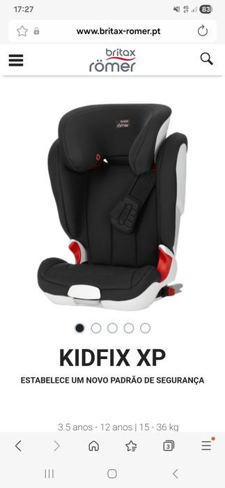 Cadeira Bebe britax Rhomer kid fix xp