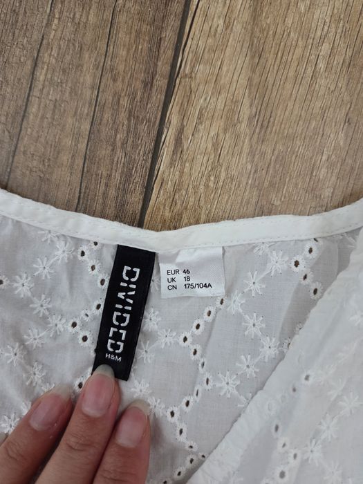 Koszula koronkowa H&M divided xs/s