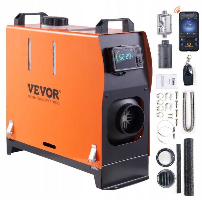 vevor webasto nagrzewnica 12v 8kw z bluetooth