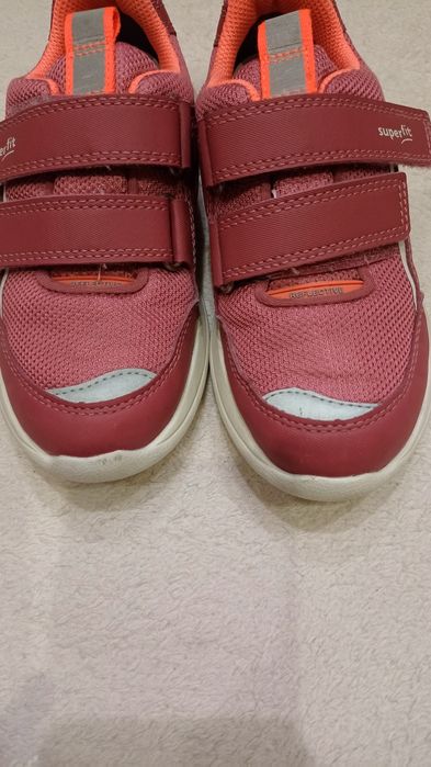 Śliczne buty przejściowe na rzepę, adidasy Superfit 30, nieprzemakalne