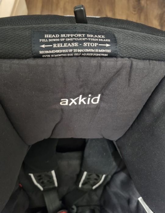 Fotelik Axkid Kidzone 9-25kg tyłem i przodem do kierunku jazdy