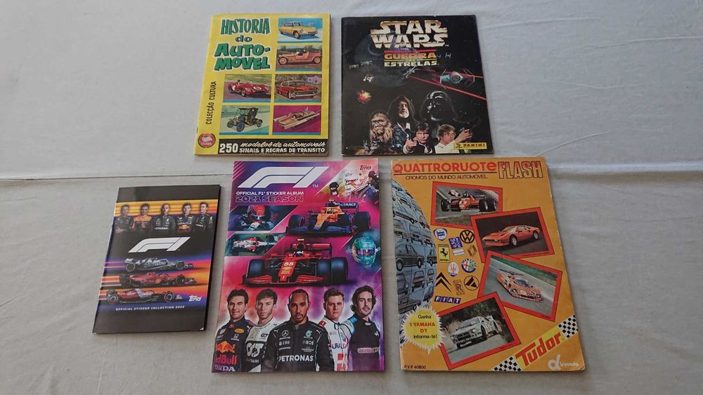 Cadernetas História Automóvel | F1 2021 | F1 2022