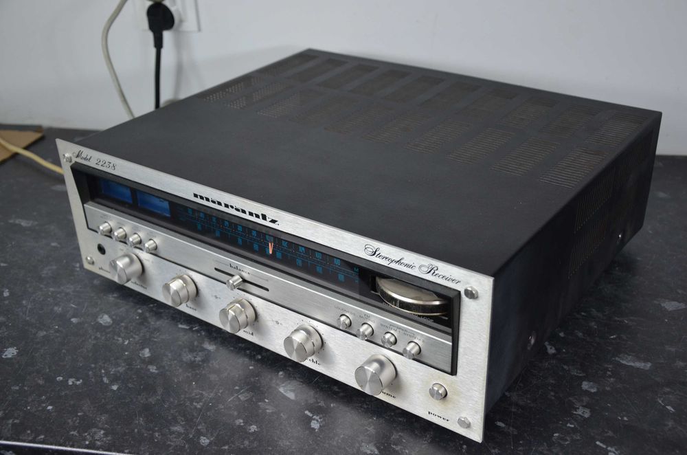Amplituner Marantz 2238 2.0 srebrny vintage okazja