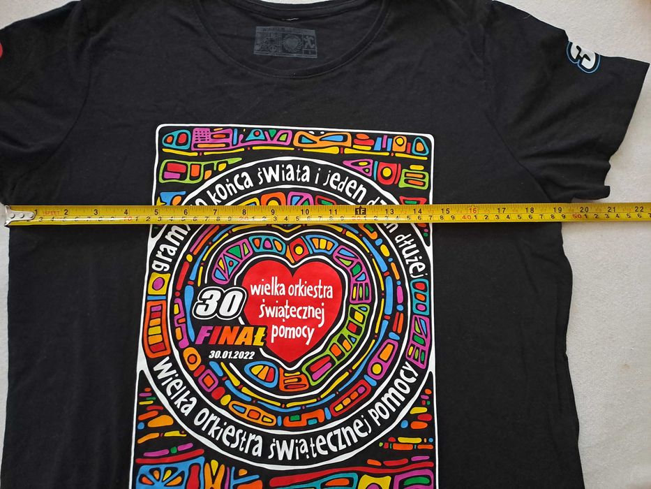 T-shirt czarny L WOŚP