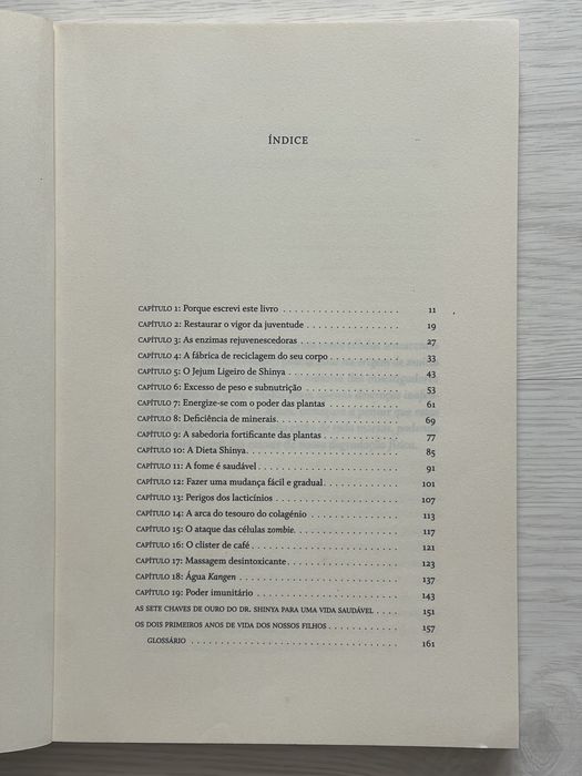 Livro “A enzima para rejuvenescer”