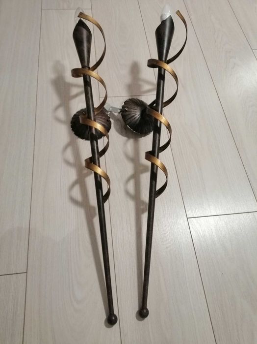 Stare metalowe  kinkiety