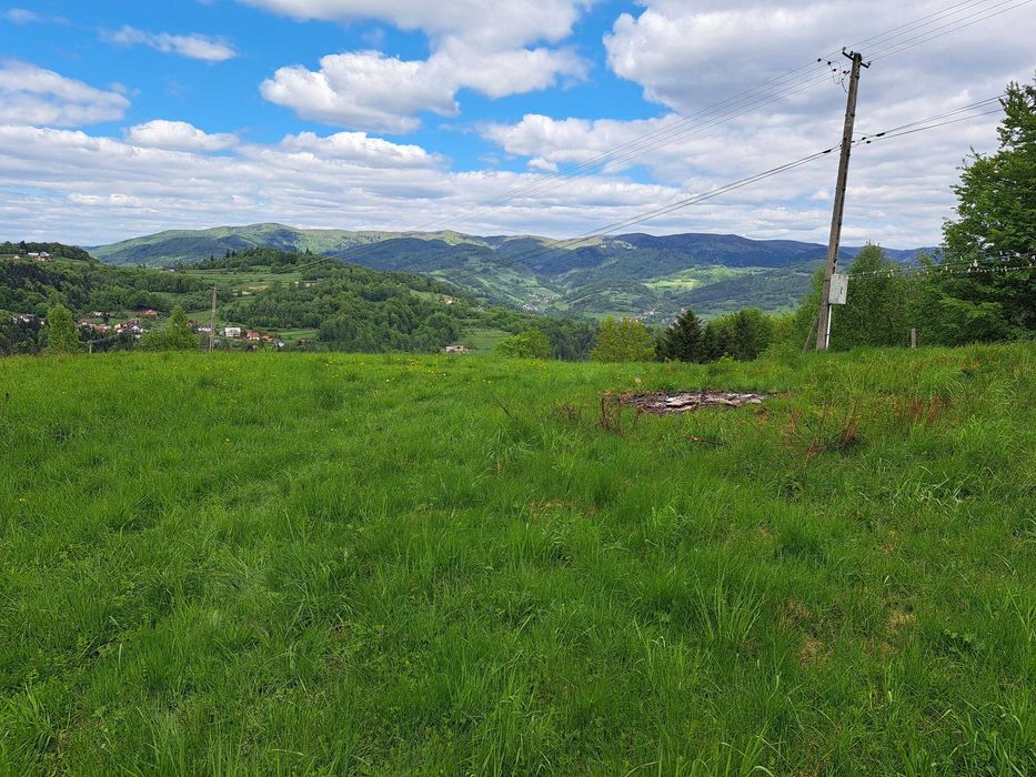 Działka pod dom z widokiem, studnią,prądem i MPZP w Beskidzie Sądeckim - View 4