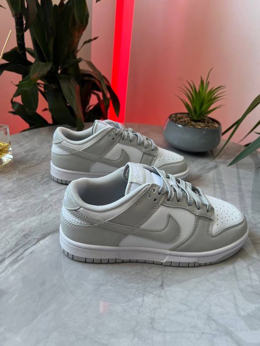 Nike SB Dunk Low White Grey, Найк Данк сірий колір