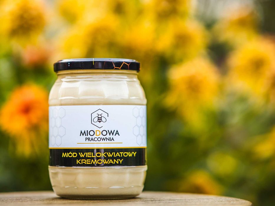 Miód wielokwiatowy - kremowany