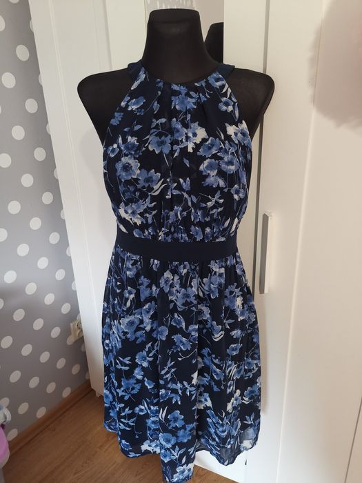 Sukienka letnia kwiaty S przewiewna Esprit