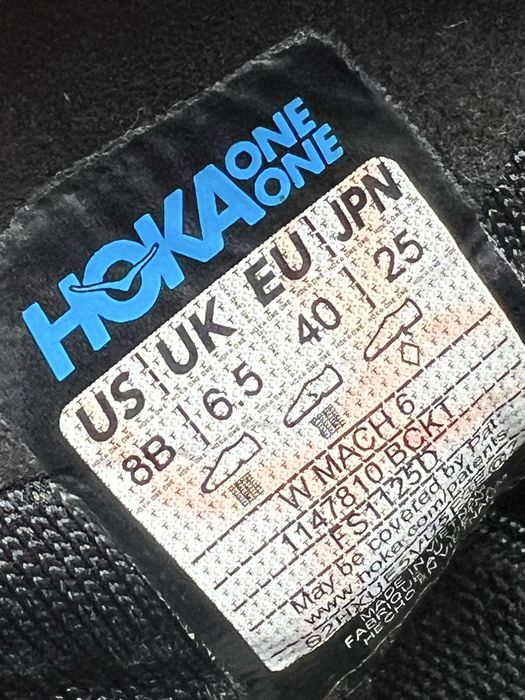 Кросівки Hoka Mach 6 Розмір 40 Original Взуття
