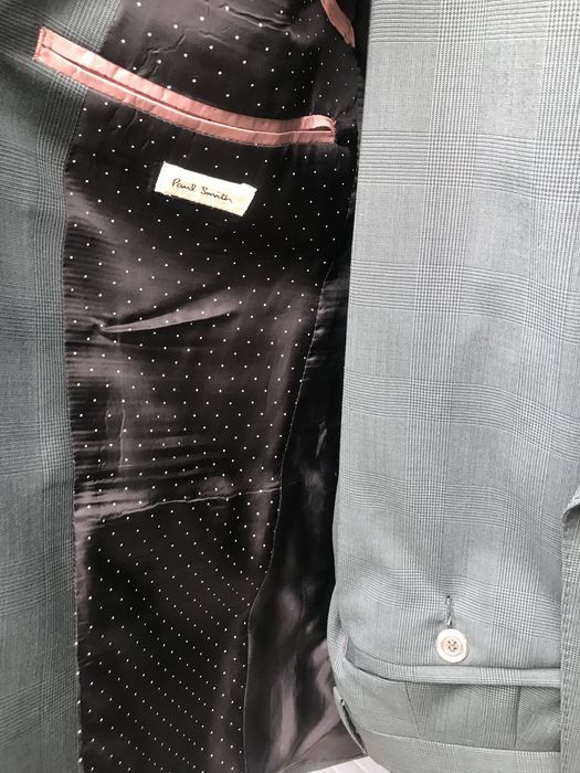 Paul Smith garnitur męski stalowa zieleń rozmiar IT46
