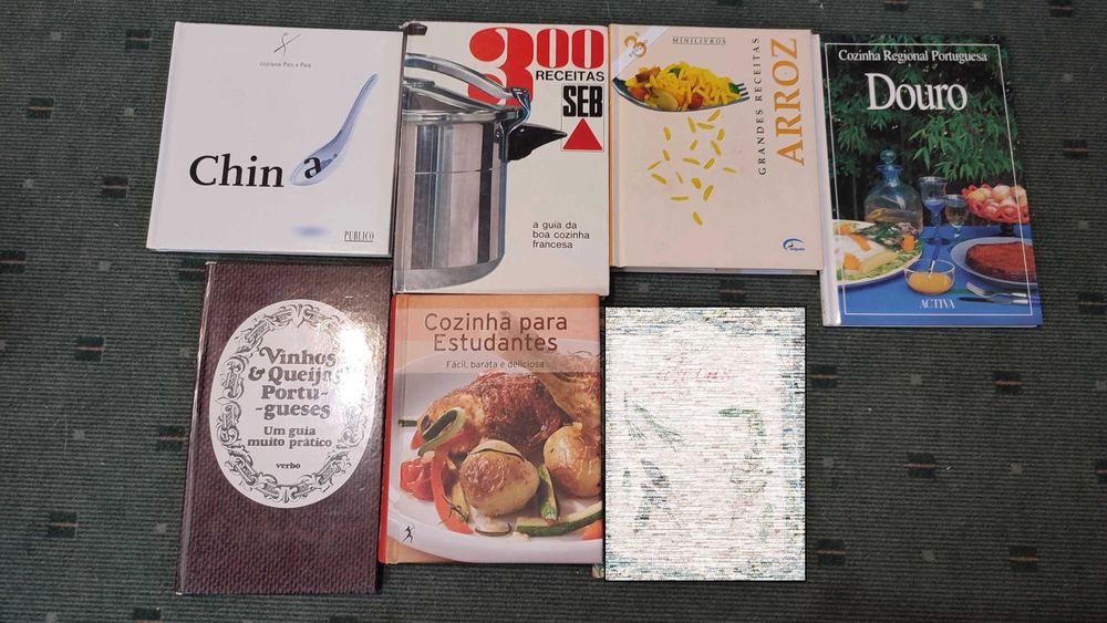 16 livros de culinária - capa dura